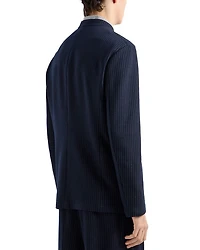 Guru Collar Pinstripe Blazer
