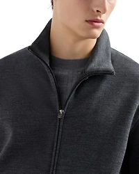 Travel Essentials Full Zipper Sweatshirt Bomber Jacket