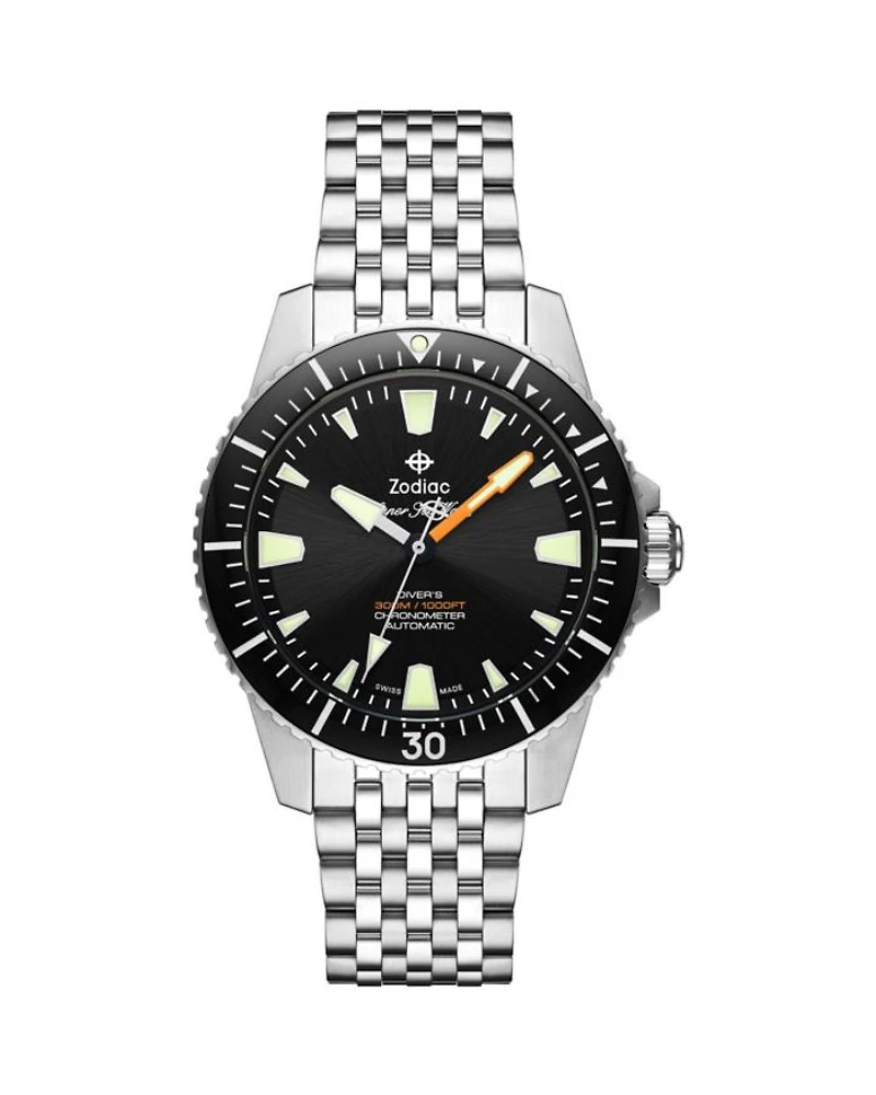 Pro-Diver Automatic Stainless Steel Watch