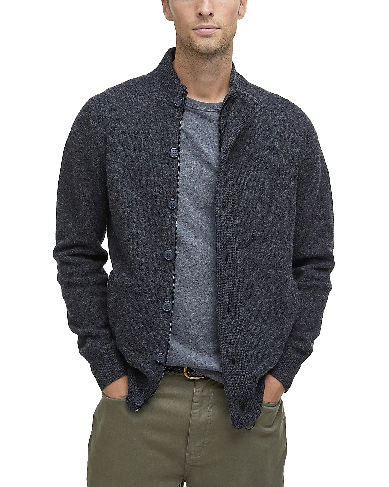 Barbour Elbow Patch Cardigan