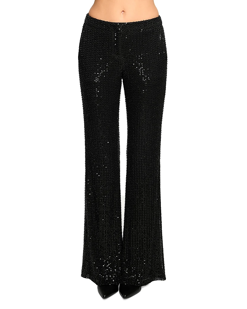 Ramy Brook Olivian Sequin Flare Pants
