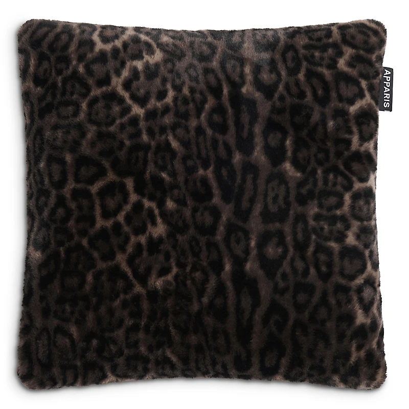 Apparis Brenn Leopard Faux Fur Pillow