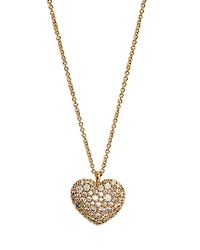 Nadri Cubic Zirconia Heart Pendant Necklace
