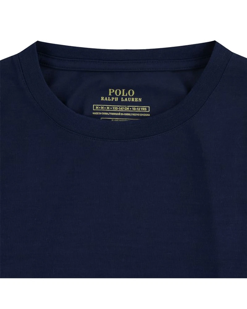 Boys' Long Sleeve Tee & Woven Pants Sleepwear Set - Little Kid