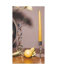 Vertigo Silverplated One Ring Candleholder