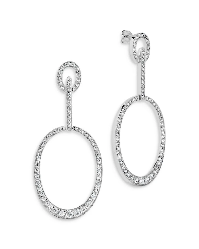 Tory Oval Drop Earrings