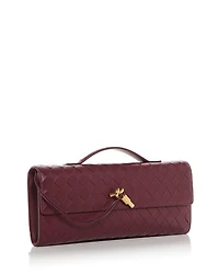 Andiamo Intrecciato Leather Clutch
