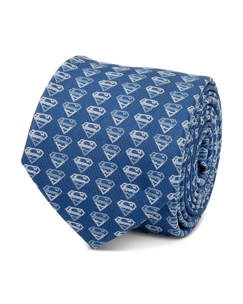 Superman Shield Silk Tie