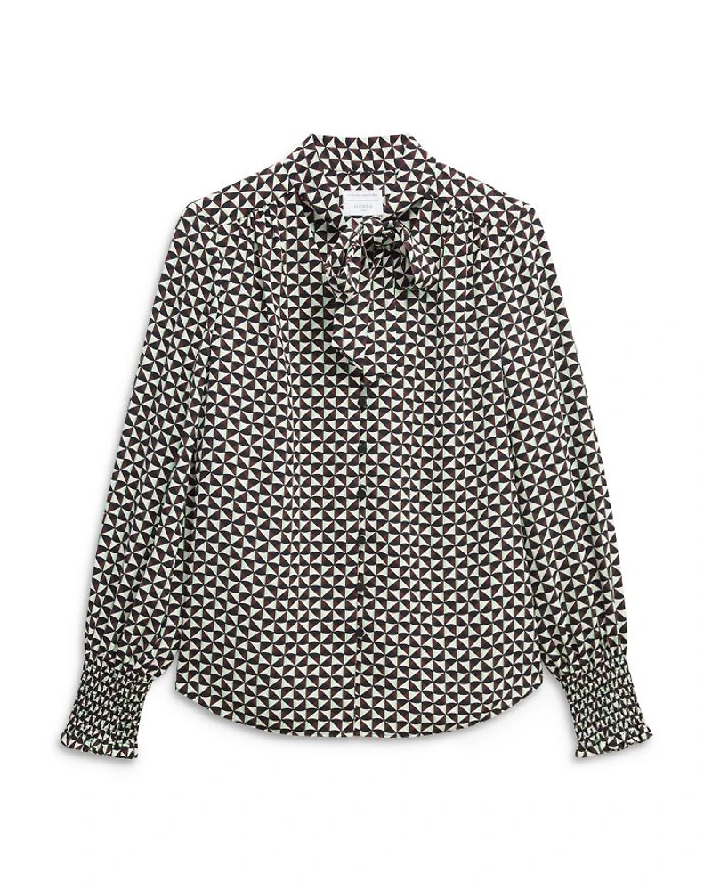 Somerton Tie Neck Blouse