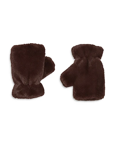 Apparis Girls' Ariel Faux Fur Fingerless Gloves - Little Kid, Big Kid