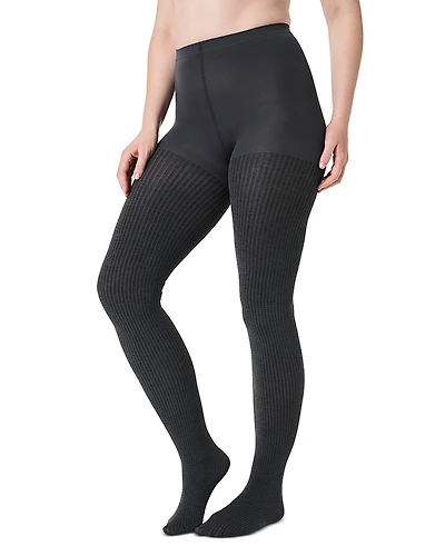 Spanx Rib Knit Shorty Tights