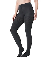 Spanx Rib Knit Shorty Tights