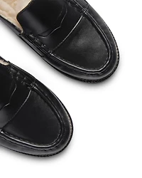 Women's Temi Shearling Lined Mule Flats