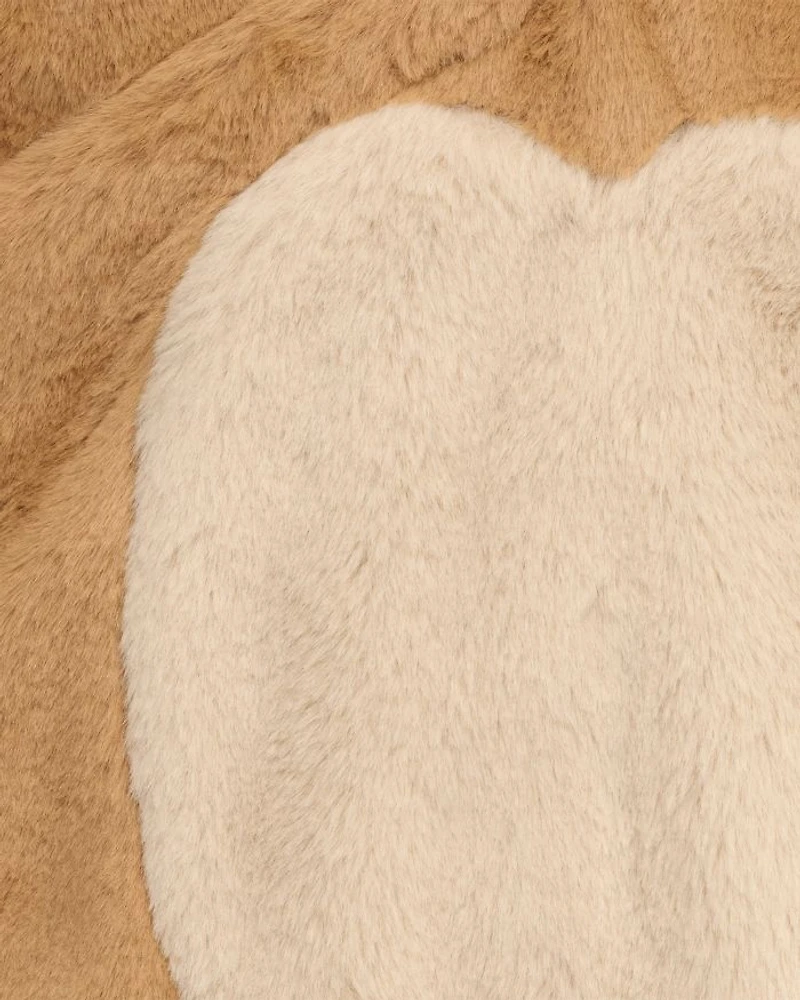 Unisex Faux Fur Lion Coverall - Baby