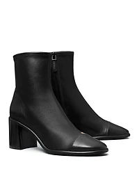 Women's Cap Toe Ankle Boots