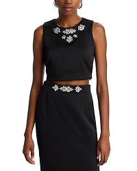 Generation Love Embellished Cropped Top