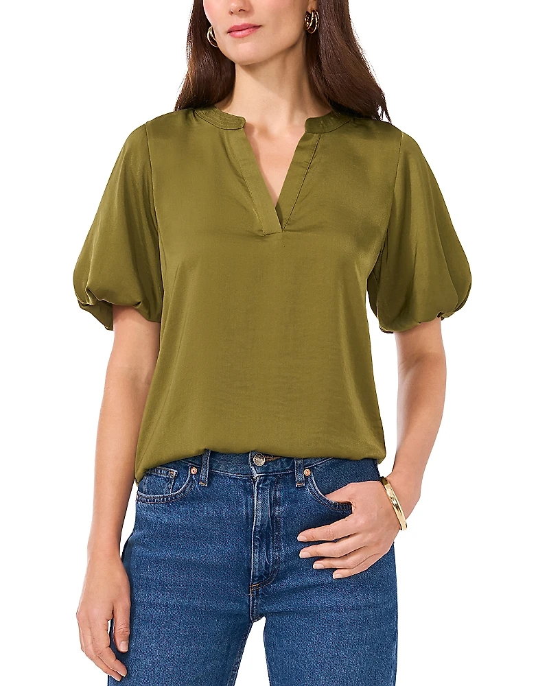 Vince Camuto Quarter Puff Sleeve Top