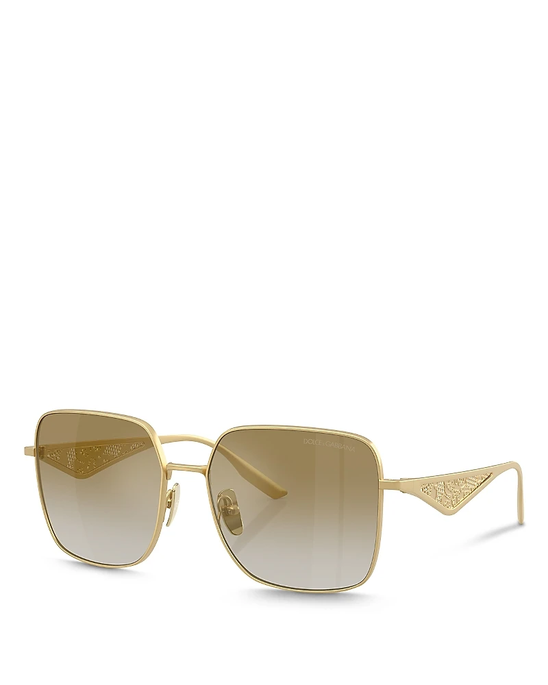 Dolce & Gabbana Lace Square Sunglasses, 57mm