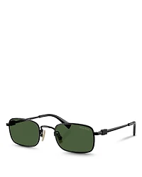 Miu Regarde Rectangle Sunglasses, 49mm