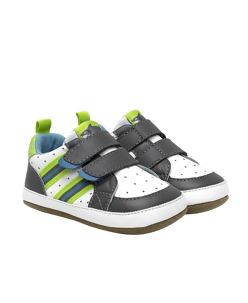 Robeez Boys' First Kicks Brooks Sneaker - Baby