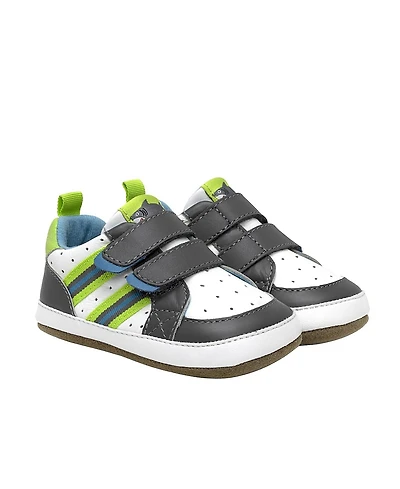 Robeez Boys' First Kicks Brooks Sneaker - Baby