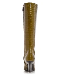 Women's Lewis Croc Embossed Boots