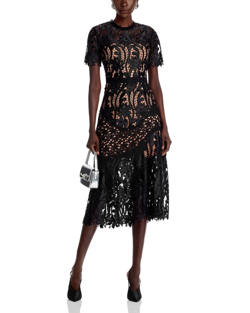Lace Midi Dress