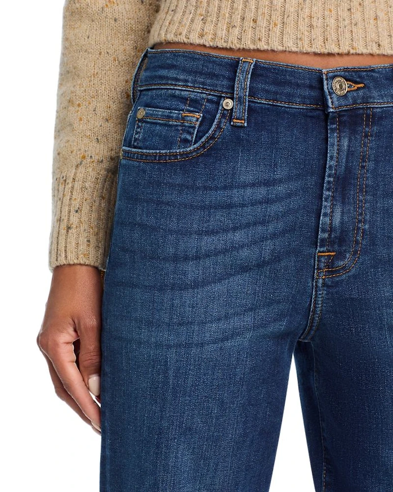 Alexa High Rise Cropped Jeans Wave