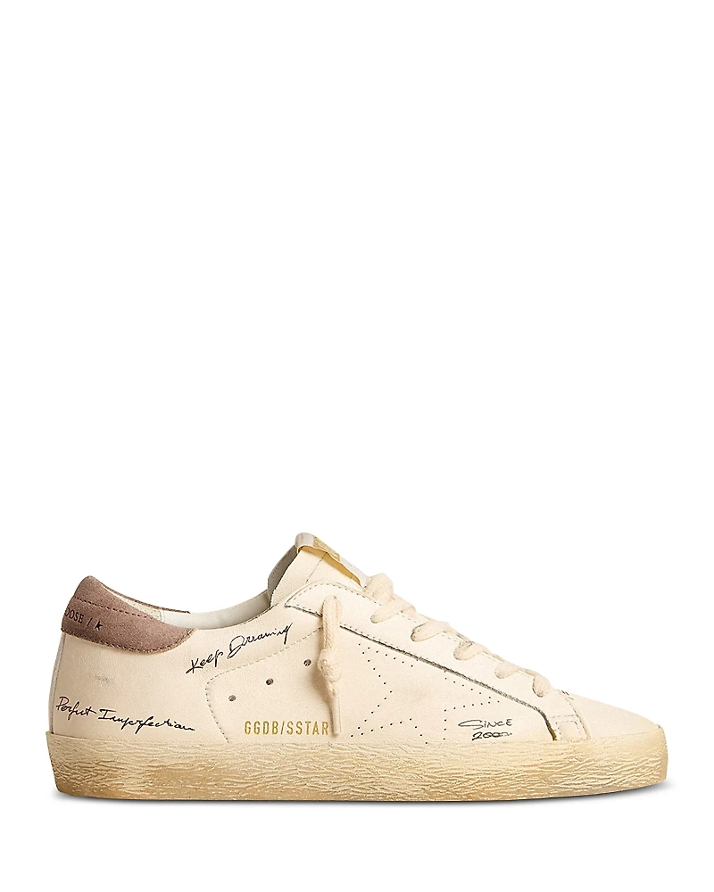 Golden Goose Women's Super Star Almond Toe Doodle Sneakers