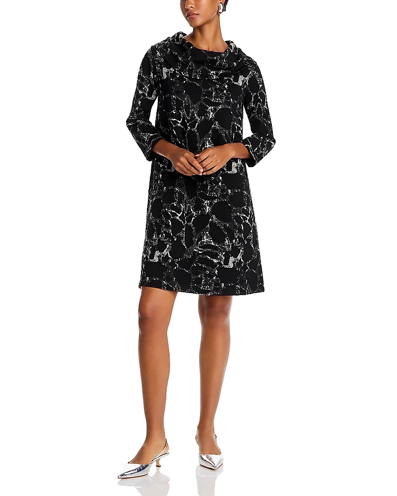 Caroline Rose Cowl Neck Dress