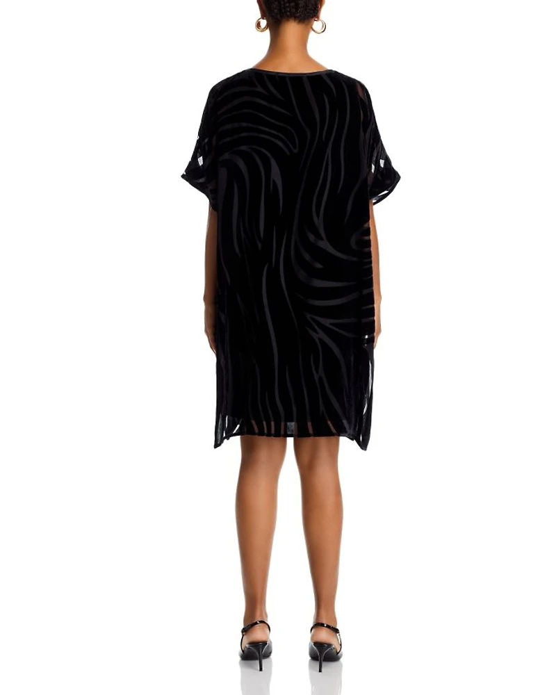 Velvet Burnout Caftan Dress