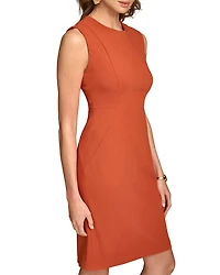 Jewel Neck Sleeveless Dress