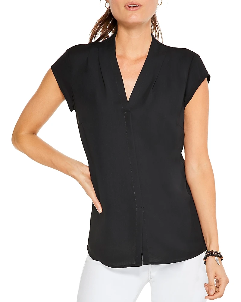 Nic+Zoe Plus Cap Sleeve Day to Night Top