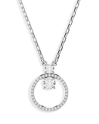 Swarovski Constella Crystal Circle Pendant Necklace