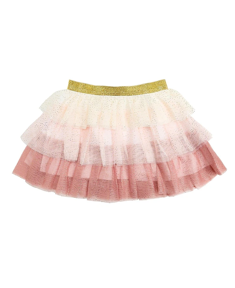 Sweet Wink Girls' Boho Blush Petal Tutu Skirt- Little Kid, Big Kid