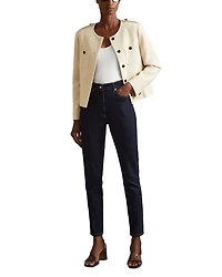 Hattie High Rise Skinny Jeans Dark Blue
