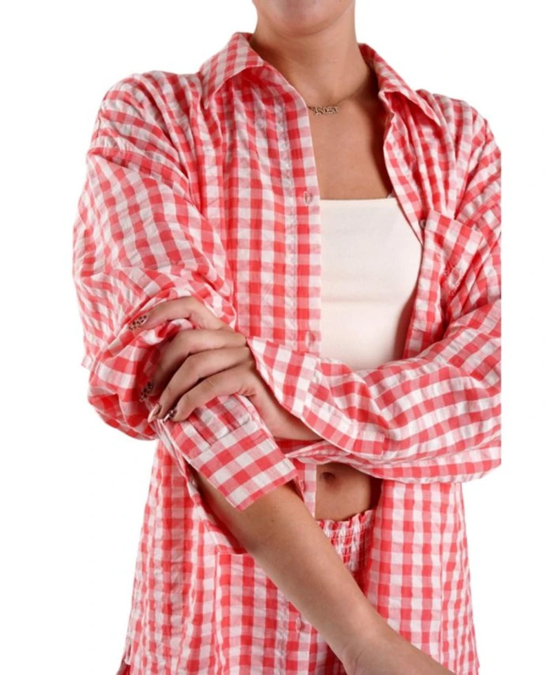 Women's Yew Striped Ethical-Cotton Pajama Shirt
