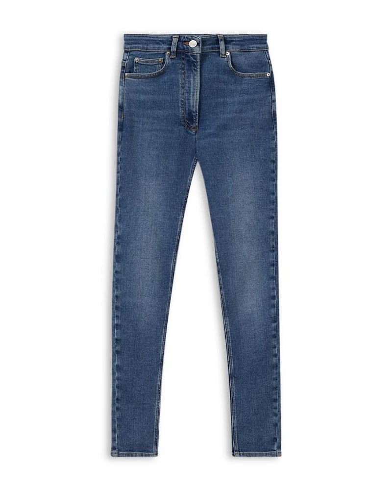 Hattie High Rise Skinny Jeans Mid Blue