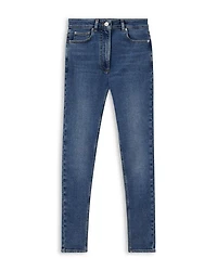 Hattie High Rise Skinny Jeans Mid Blue