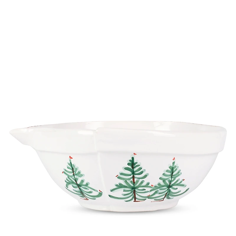 Vietri Lastra Holiday Large Mixing Bowl