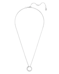 Dextera Pavé Pendant Necklace, 19.75"