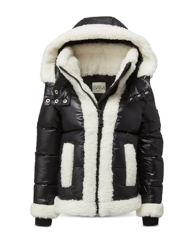 Girls' Carmen Hooded Down Jacket - Big Kid