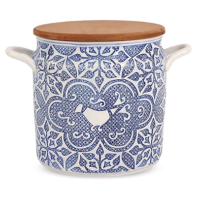 Vietri Uccello Blu Biscotti Jar