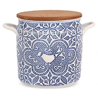 Vietri Uccello Blu Biscotti Jar