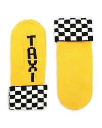 Taxi Checkerboard Mittens