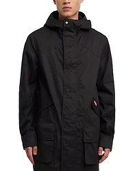 Hunter Downing Coated Cotton Hooded Rain Jacket
