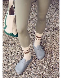 Women's Boston EVA Slip On Buckled Clog Flats