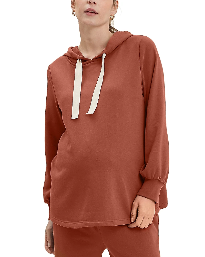 Nom Maternity French Terry Nursing Hoodie
