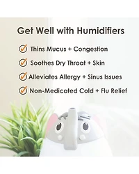 Adorable Humidifier, Mini Elephant, Cool Mist Humidifier with Vapor Tray, 0.5 Gal.