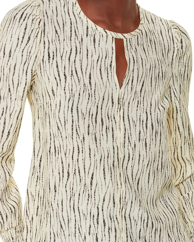 Shibori Stripe Blouse